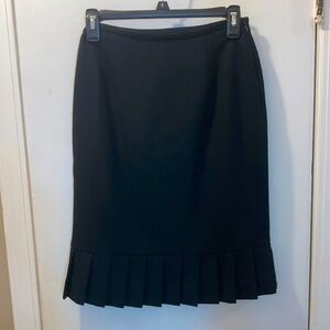 Jones Wear petite 4P wool lined dress skirt 24-394-1